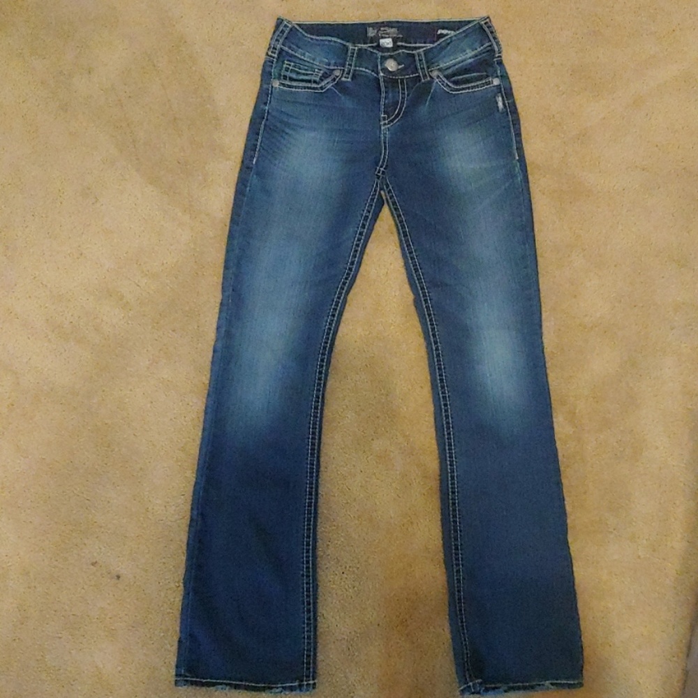 Silver Suki Jeans